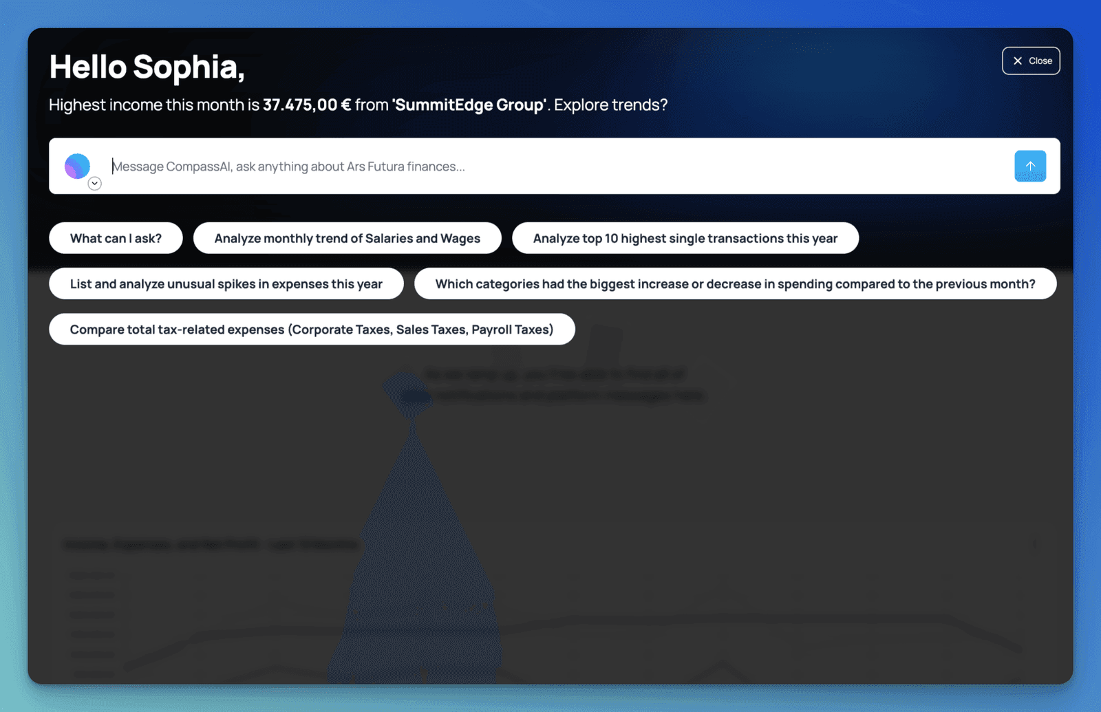 ai assistant for the finance questions