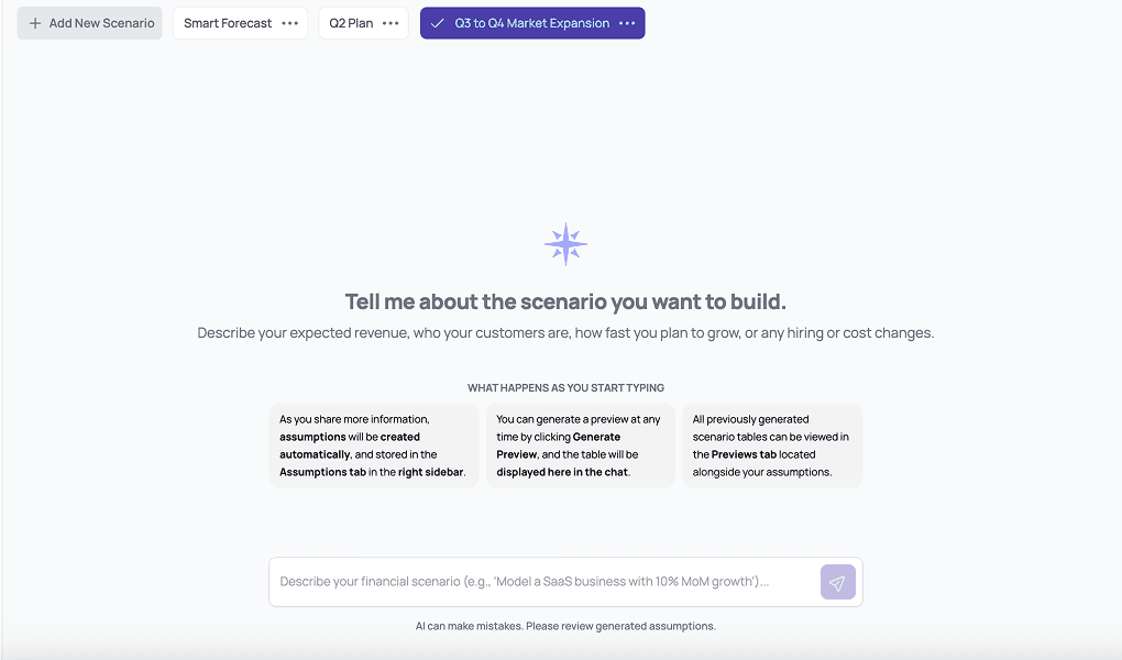 What If Scenario Forecasting Feature Compass AI