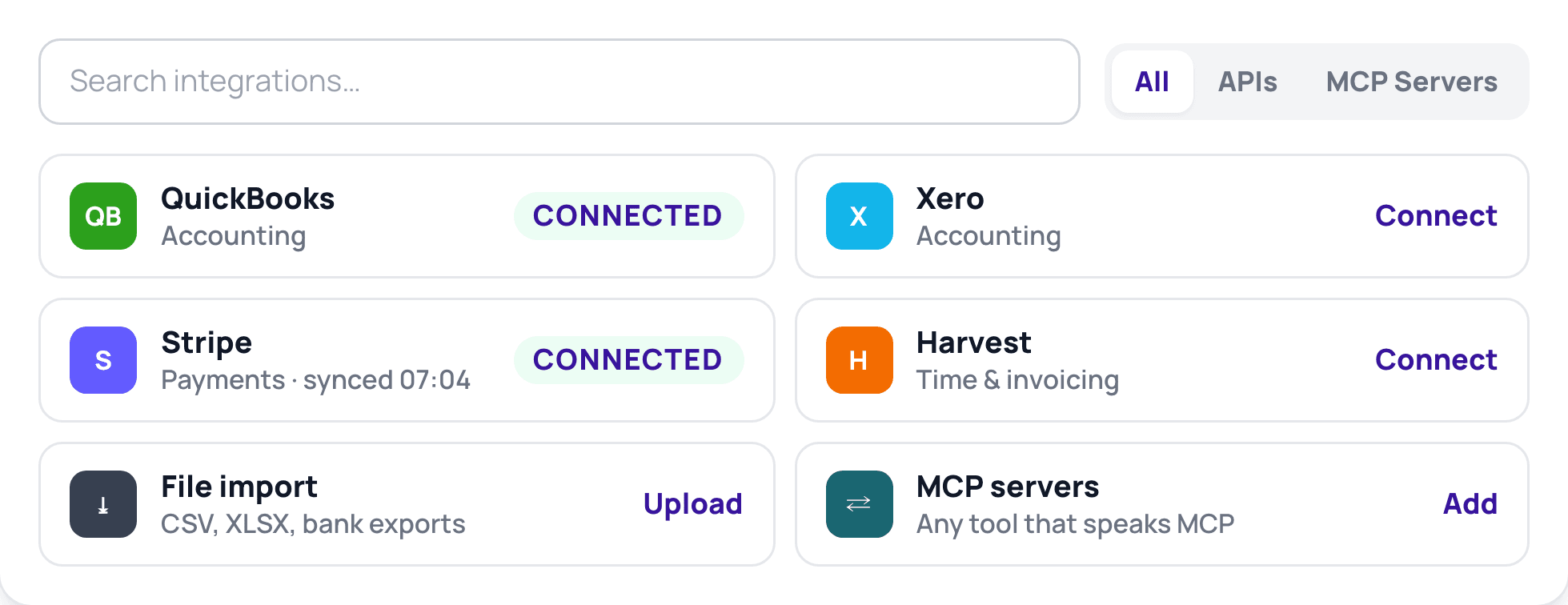 Integrations: Connect the numbers